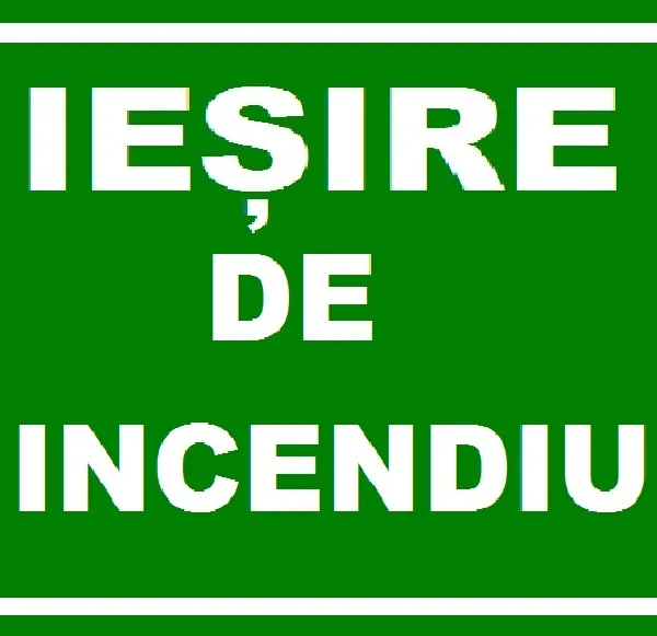 Placuta cu iesire de incendiu