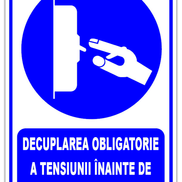 Indicator decuplarea obligatorie a tensiunii inainte de interventie