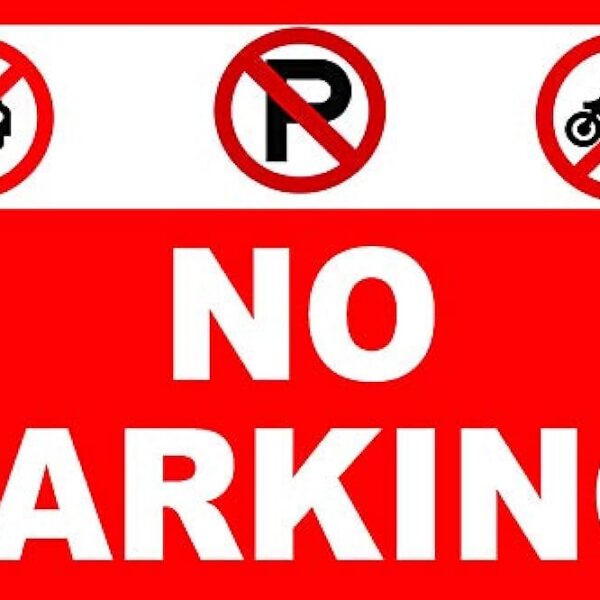 No Parking semn