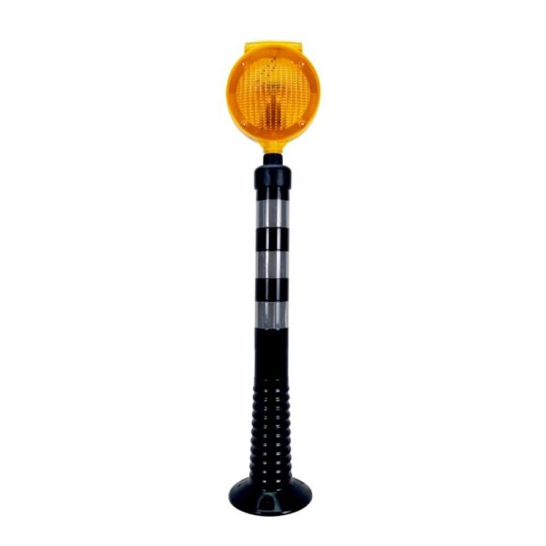 Set stalp cu lampa solara
