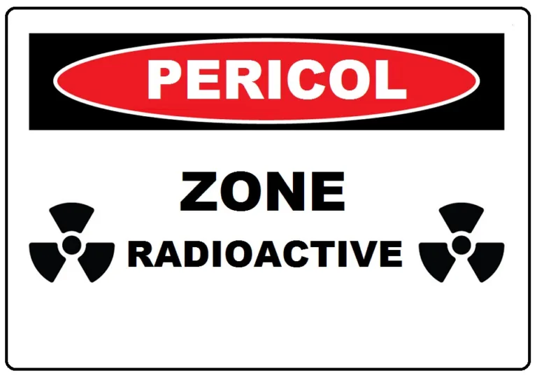 Placuta zone radioactive