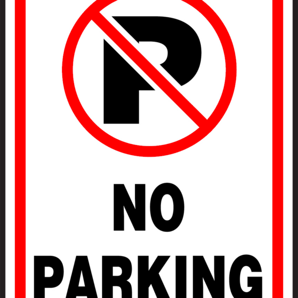 Sign no parking