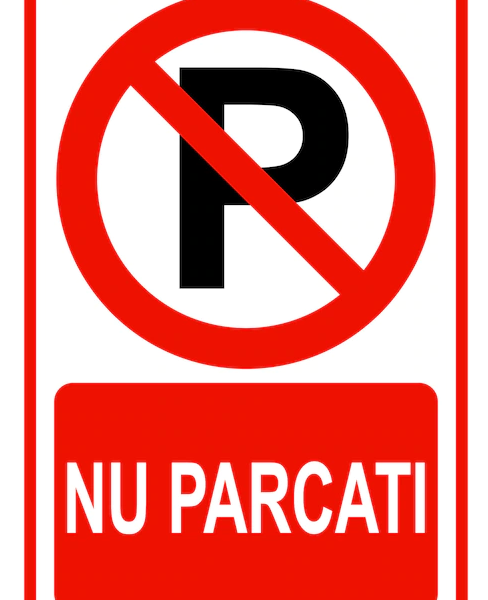 Indicator pentru marcarea parcari interzise