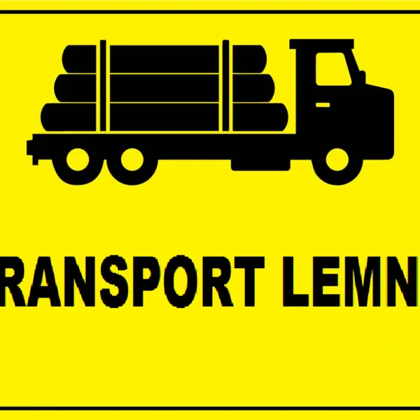 Placuta reflectorizanta pentru transport lemne