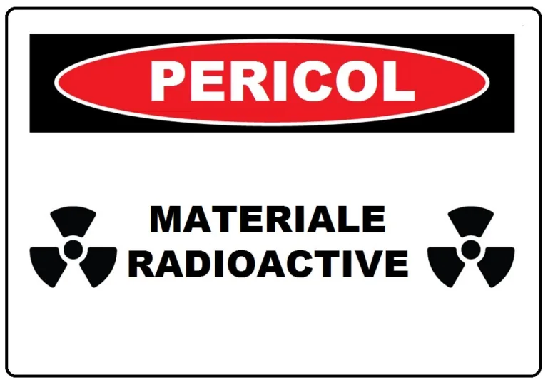 Placute pentru materiale radioactive