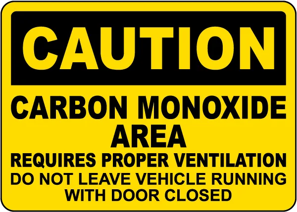 Indicator Zona Periculoasă - Protejează-te de Monoxidul de Carbon