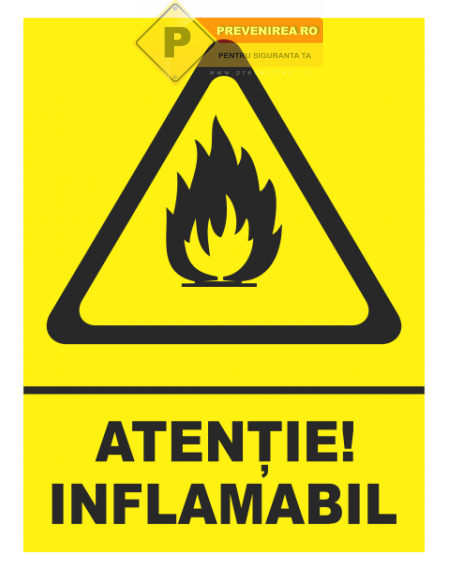 Indicator pericole inflamabile