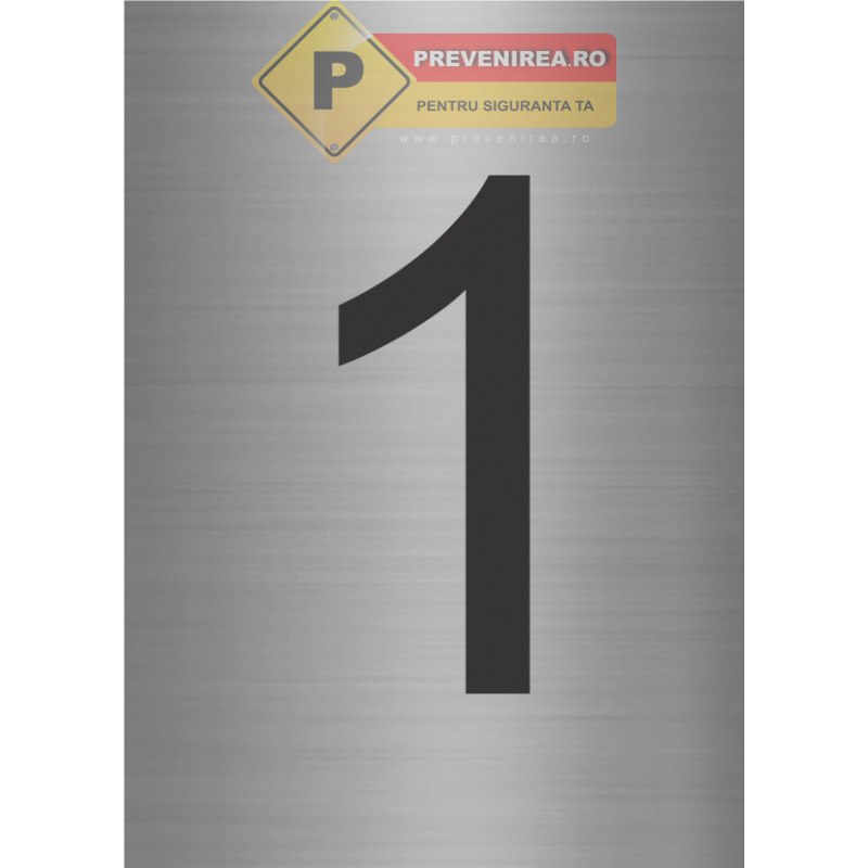 Plăcuțe din Aluminiu cu Numere Personalizate - Marcaj Rezistent pentru Uz Industrial și Comercial