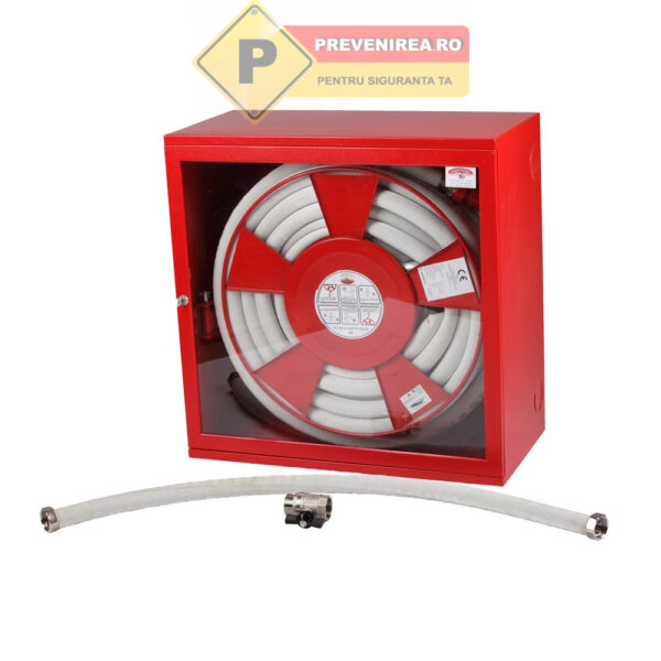 Cutie cu furtun semirigid - Cutie hidrant 650x650x260 DN25 avizată CE
