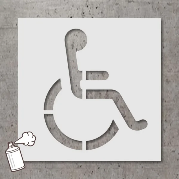 Șablon pentru Vopsire Loc Parcare Handicap