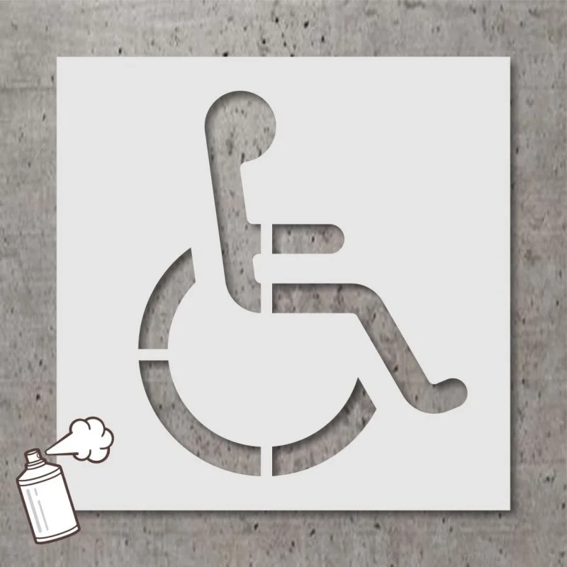 Șablon pentru Vopsire Loc Parcare Handicap