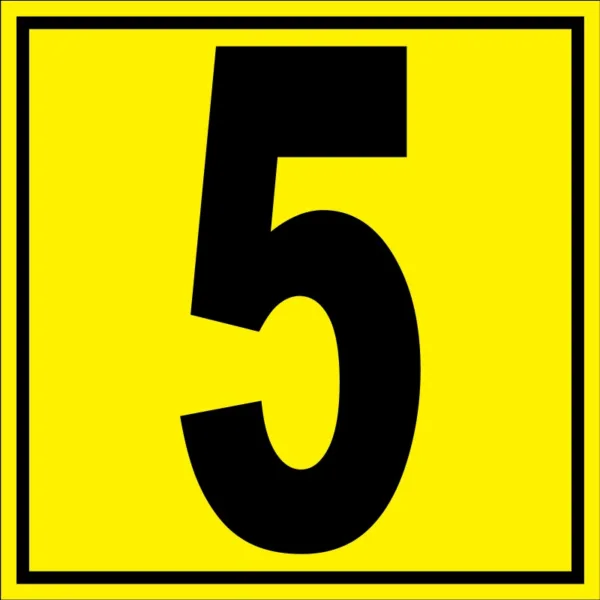 Placuta pentru depozit numarul 5 randul 5 poarta 5