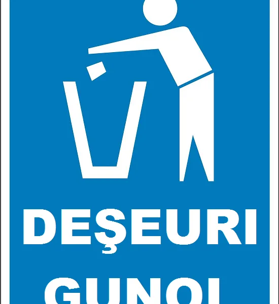 Placuta pentru deseuri gunoi