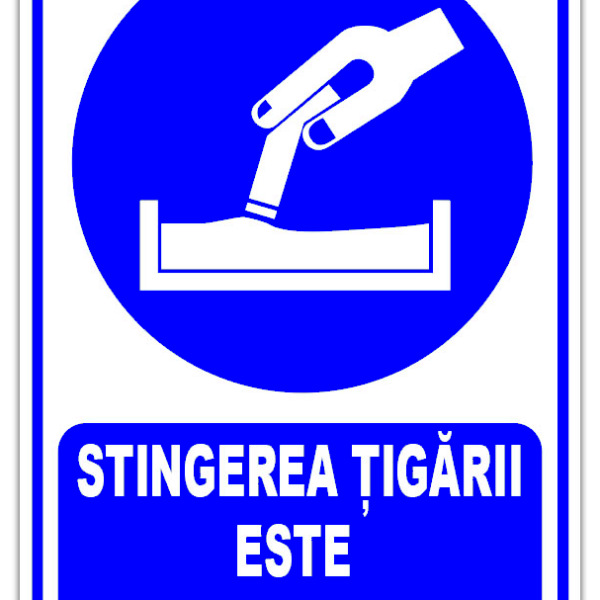 Indicator stingerea tigarii este obligatorie