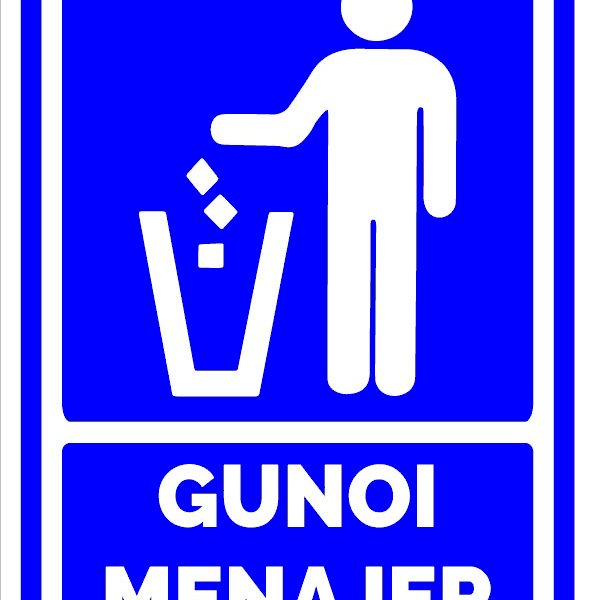 Semn de gunoi menajer
