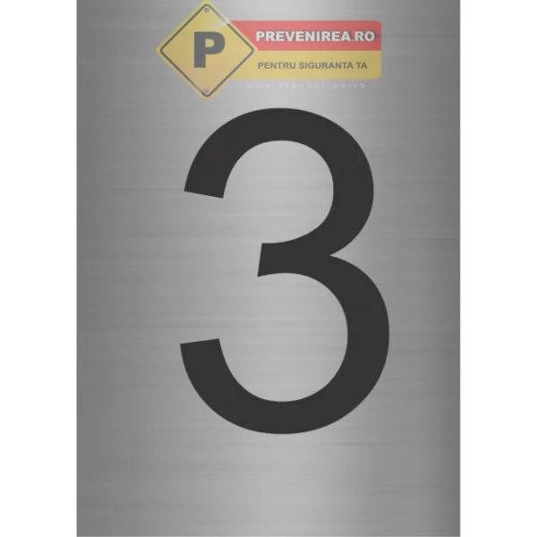 Plăcuțe Metalice din Aluminiu cu Numerotare Personalizată - Marcaj Rezistent pentru Echipamente, Depozite și Logistică