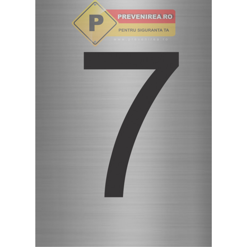 Plăcuțe din aluminiu pentru identificare profesională - numerotare echipamente, hoteluri și restaurante