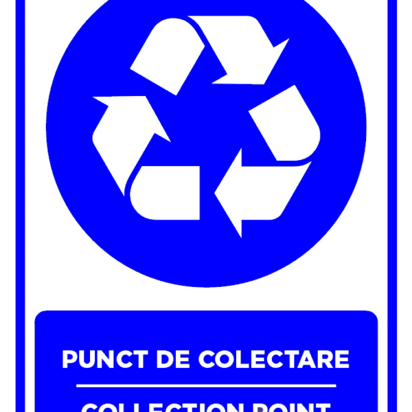 Semn pentru punct de colectare collection point