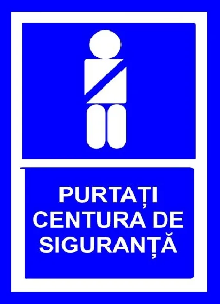 placuta purtati centura de siguranta