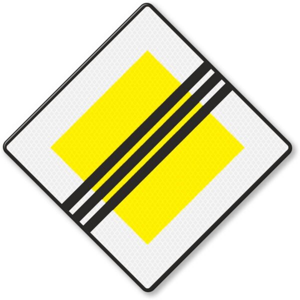 Semn rutier sfârșit de prioritate