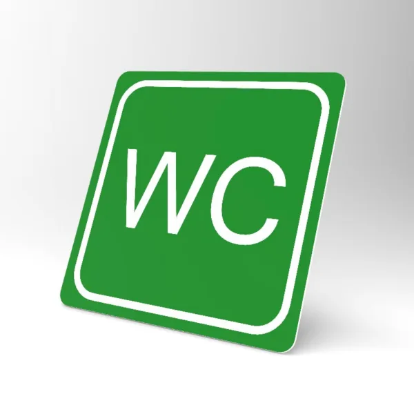 Placuta verde wc