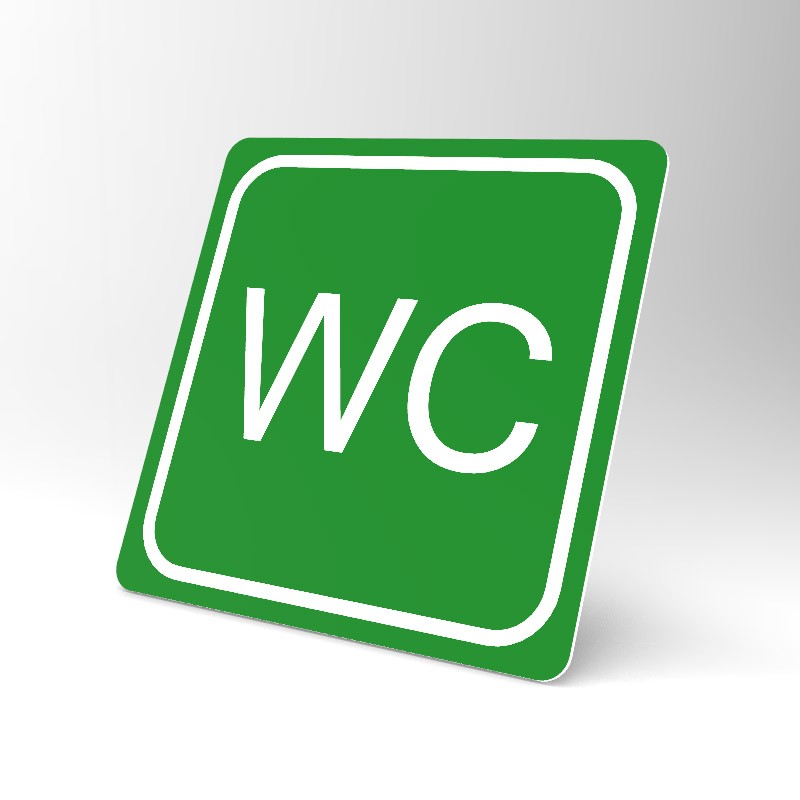 Placuta verde wc