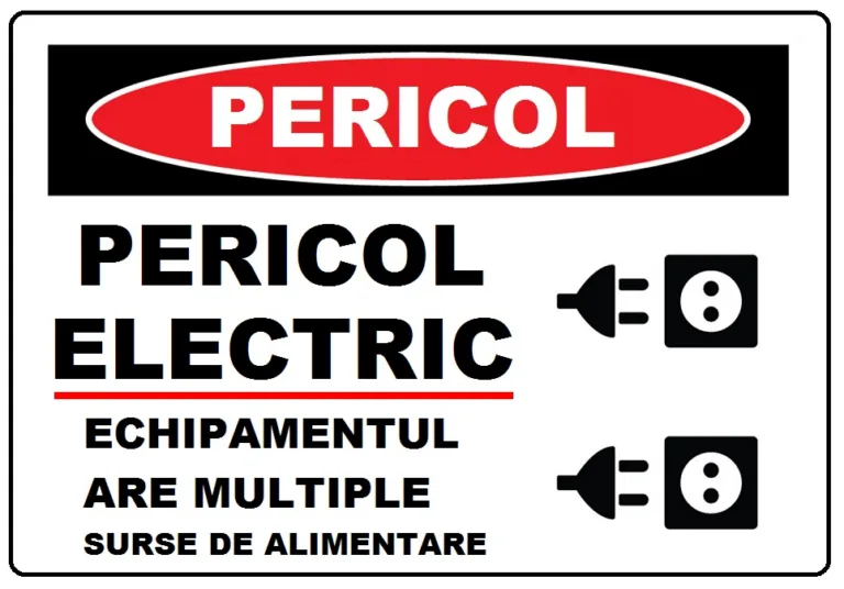 Placuta pentru echipamente cu mai multe surse de curent