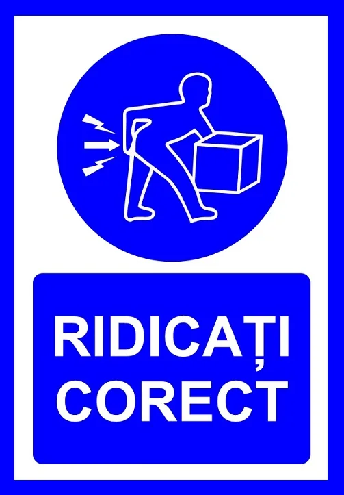 placuta ridicati corect