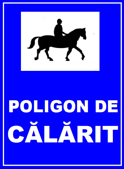 Placuta pentru poligon de calarit
