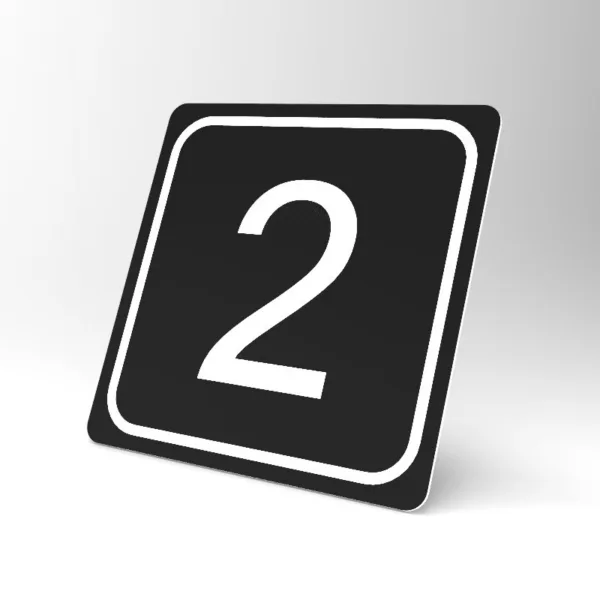 Placuta 2 personalizata negru