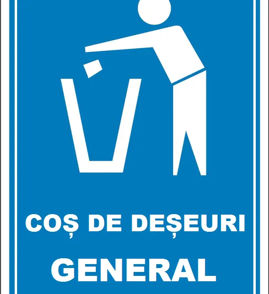Placuta pentru cos de deseuri general