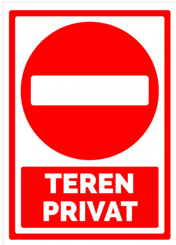 Teren privat