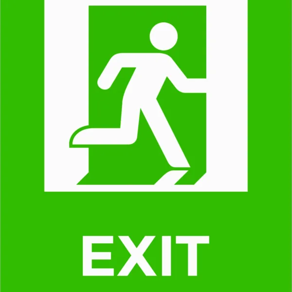 Plăcuță „EXIT / IEȘIRE” pentru nevăzători - Siguranță și accesibilitate completă