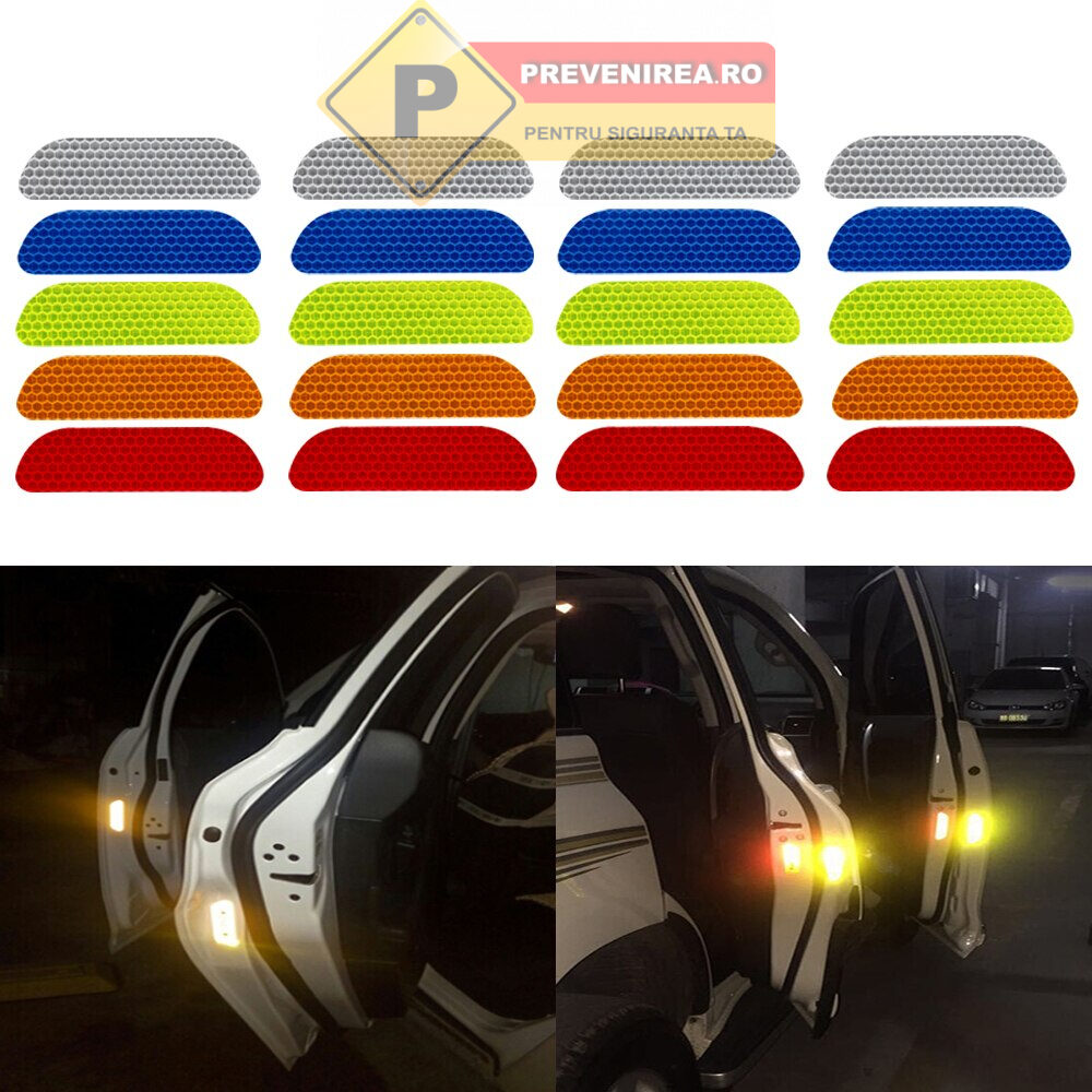 Stickere Reflectorizante Personalizate - Auto, Moto, Utilaje | Rezistente & Omologate