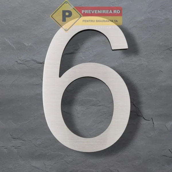Numarul 6 aluminiu