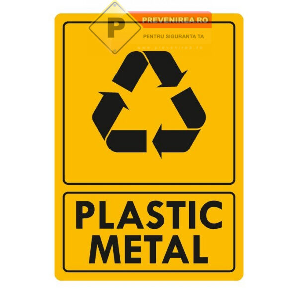 Semn pentru plastic si metal