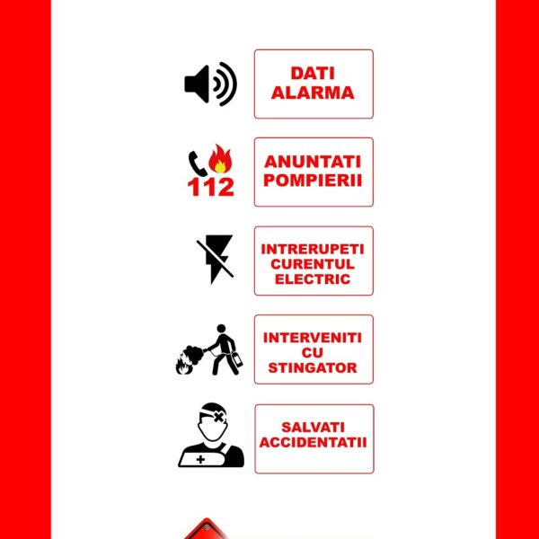 INDICATOR - PREVENIRE ȘI ACȚIUNE ÎN CAZ DE INCENDIU