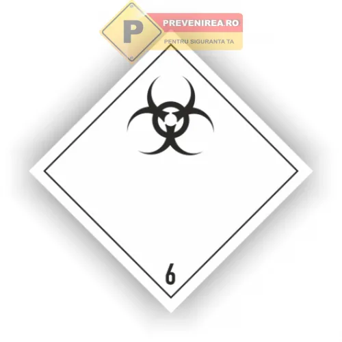 Etichete Materii Infecțioase Clasa 6.2 - Siguranță și Conformitate Transport