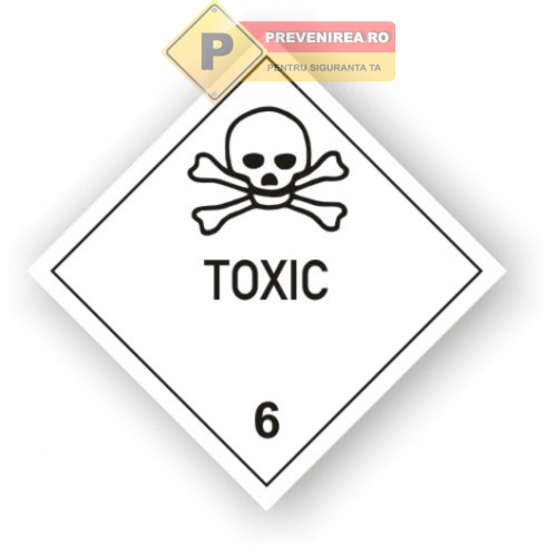 Etichete Toxic Clasa 6.1 - Conformitate și Siguranță pentru Laboratoare și Depozite