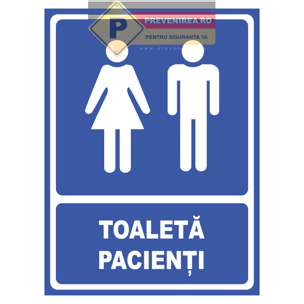 Semn pentru toaleta pacienti