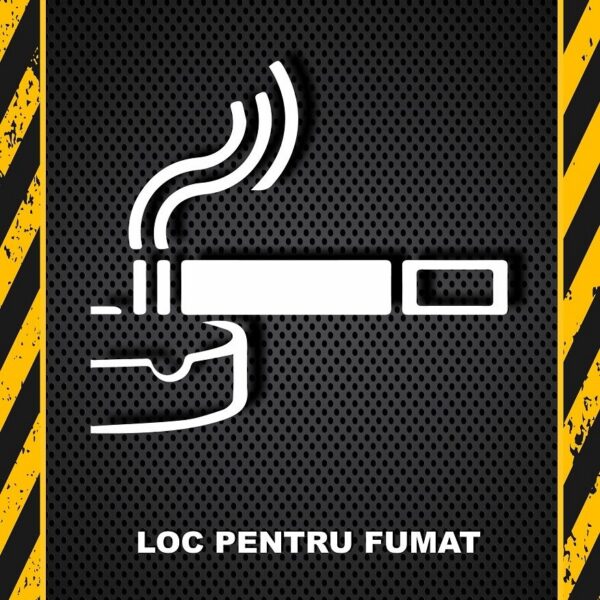 Afiș Fumatul Interzis - Respectă Regulile și Protejează Sănătatea Publică
