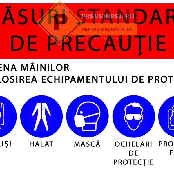 Indicator Măsuri Standard de Precauție - Igiena Mâinilor și Echipament de Protecție Obligatoriu