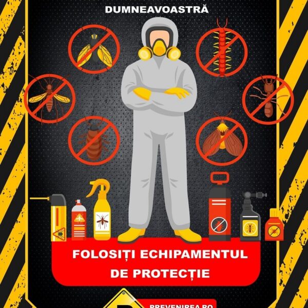 Afișe de Protecția Muncii cu Instrucțiuni pentru Echipamente de Siguranță