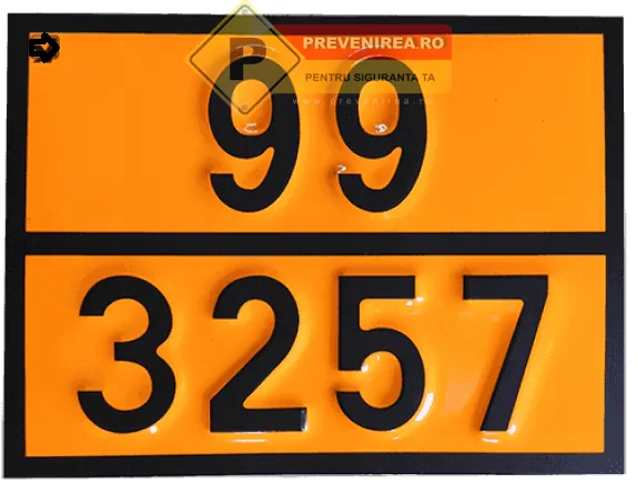 Etichete ADR pentru Identificarea Pericolului și Substanțelor - Modele 99/3257, Siguranță Garantată