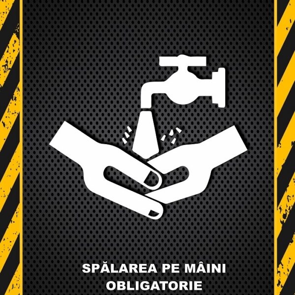Afiș Igienă Profesional - Instrucțiuni Vizuale pentru Curățenie și Sănătate