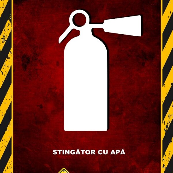 Afișe de Stingătoare de Incendiu - Protejează-ți Angajații și Clădirea