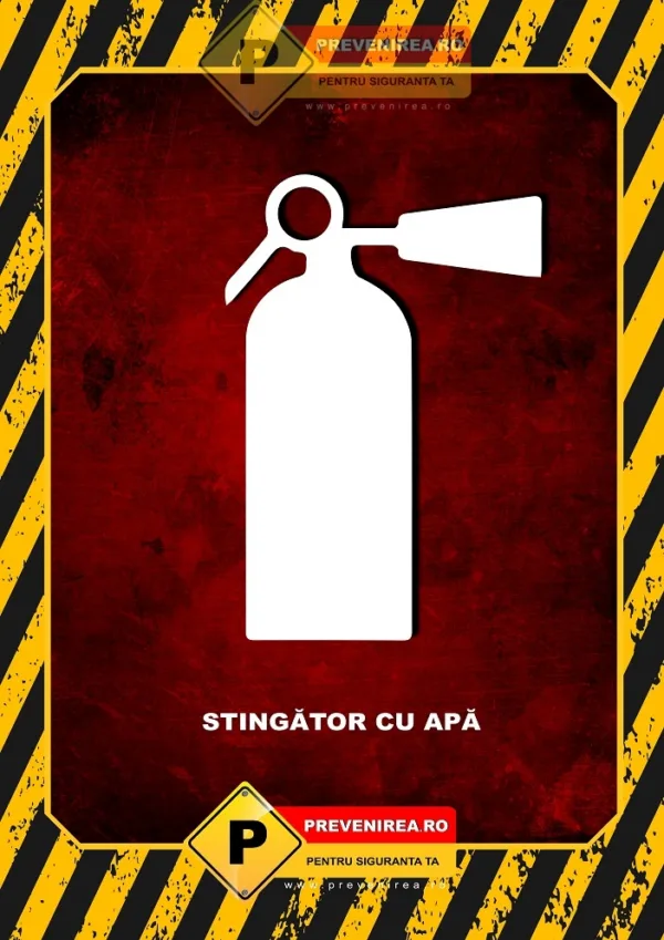Afișe de Stingătoare de Incendiu - Protejează-ți Angajații și Clădirea
