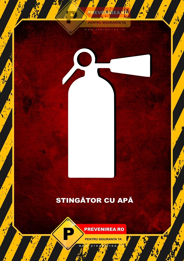 Afișe de Stingătoare de Incendiu - Protejează-ți Angajații și Clădirea