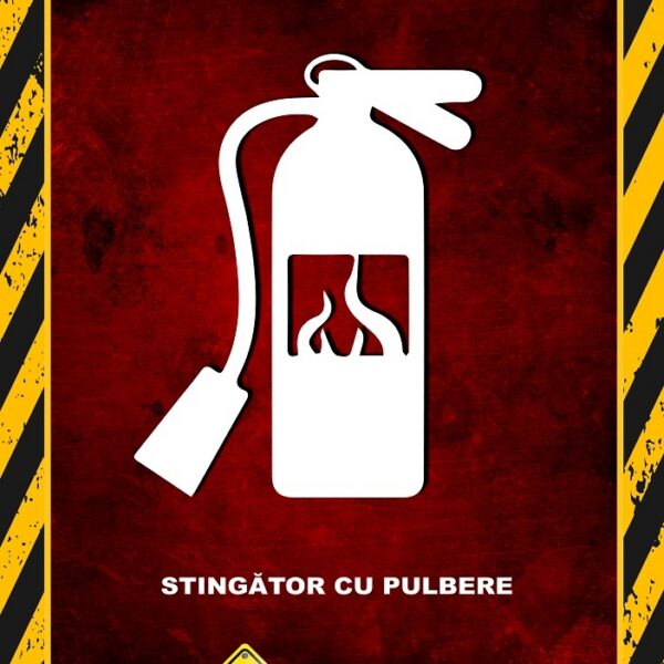 Afișe pentru Stingătoare de Incendiu - Ușor de Observat și Conform Normelor